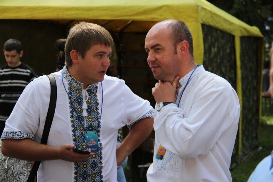 Іван Сороколіт у 2013 році з Сергієм Надалом 